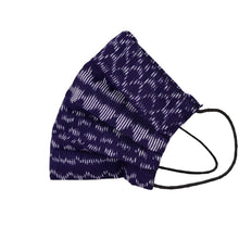 Cargar imagen en el visor de la galería, Cubreboca de lienzo de rebozo con ranura para colocar filtro adicional