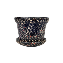 Cargar imagen en el visor de la galería, Maceta capulineada cónica mediana, para interiories o exteriores
