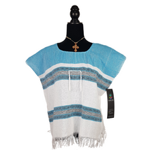 Cargar imagen en el visor de la galería, Blusa fresca de algodón hecha en telar de pedal, en Oaxaca