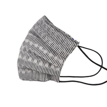 Cargar imagen en el visor de la galería, Cubreboca de lienzo de rebozo con ranura para colocar filtro adicional