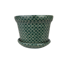 Cargar imagen en el visor de la galería, Maceta capulineada cónica mediana, para interiories o exteriores