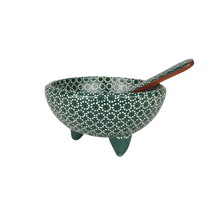 Cargar imagen en el visor de la galería, Salsera mediana de barro capulineado