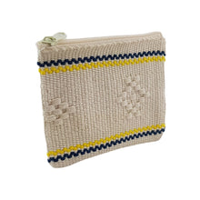 Cargar imagen en el visor de la galería, Monedero de algodón tejido en telar