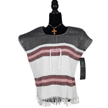 Cargar imagen en el visor de la galería, Blusa fresca de algodón hecha en telar de pedal, en Oaxaca