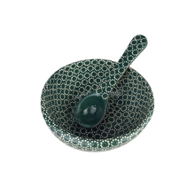 Cargar imagen en el visor de la galería, Salsera mediana de barro capulineado