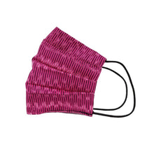 Cargar imagen en el visor de la galería, Cubreboca de lienzo de rebozo con ranura para colocar filtro adicional