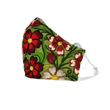 Cargar imagen en el visor de la galería, Cubreboca bordado chiapaneco, colorido y tradicional