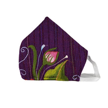 Cargar imagen en el visor de la galería, Cubreboca bordado chiapaneco, colorido y tradicional