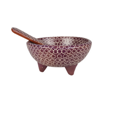 Cargar imagen en el visor de la galería, Salsera mediana de barro capulineado