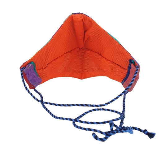 Cubreboca de telar chiapaneco sin resorte, cómodo, ideal para utilizarlo por periodos prolongados
