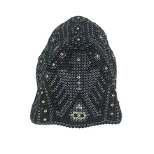 Cargar imagen en el visor de la galería, Cabeza de jaguar hecha de papel maché con motivos Wixárica