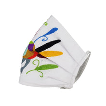 Cargar imagen en el visor de la galería, Cubrebocas con bordado de tenangos, fresco y colorido