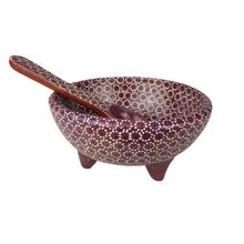 Cargar imagen en el visor de la galería, Salsera mediana de barro capulineado