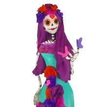 Cargar imagen en el visor de la galería, catrina llena de colores hecha en papel maché