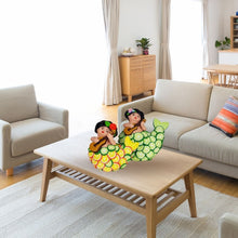 Cargar imagen en el visor de la galería, Sirena mexicana con escamas de limón, figura de barro de Tlaquepaque Jalisco