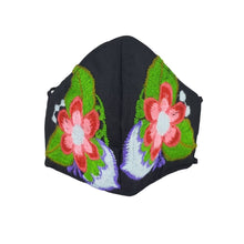 Cargar imagen en el visor de la galería, Cubreboca bordado chiapaneco, colorido y tradicional