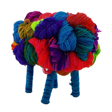 Cargar imagen en el visor de la galería, Animalito de lana, peluche borreguito artesanal bordado a mano en Chiapas