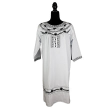 Cargar imagen en el visor de la galería, Vestido oaxaqueño de manta de Santa María Alotepec Mixe