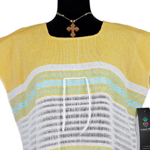 Cargar imagen en el visor de la galería, Blusa fresca de algodón hecha en telar de pedal, en Oaxaca