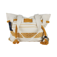 Cargar imagen en el visor de la galería, Bolsa de algodón tamaño grande elaborada en telar de cintura en Jalieza