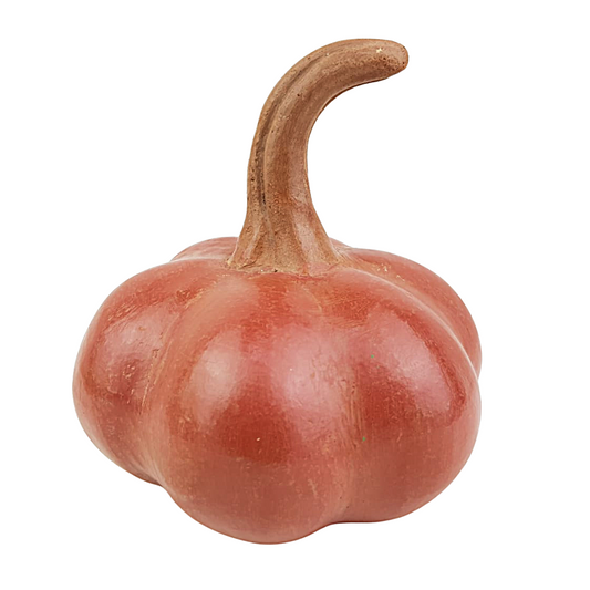 Calabaza barro bruñido