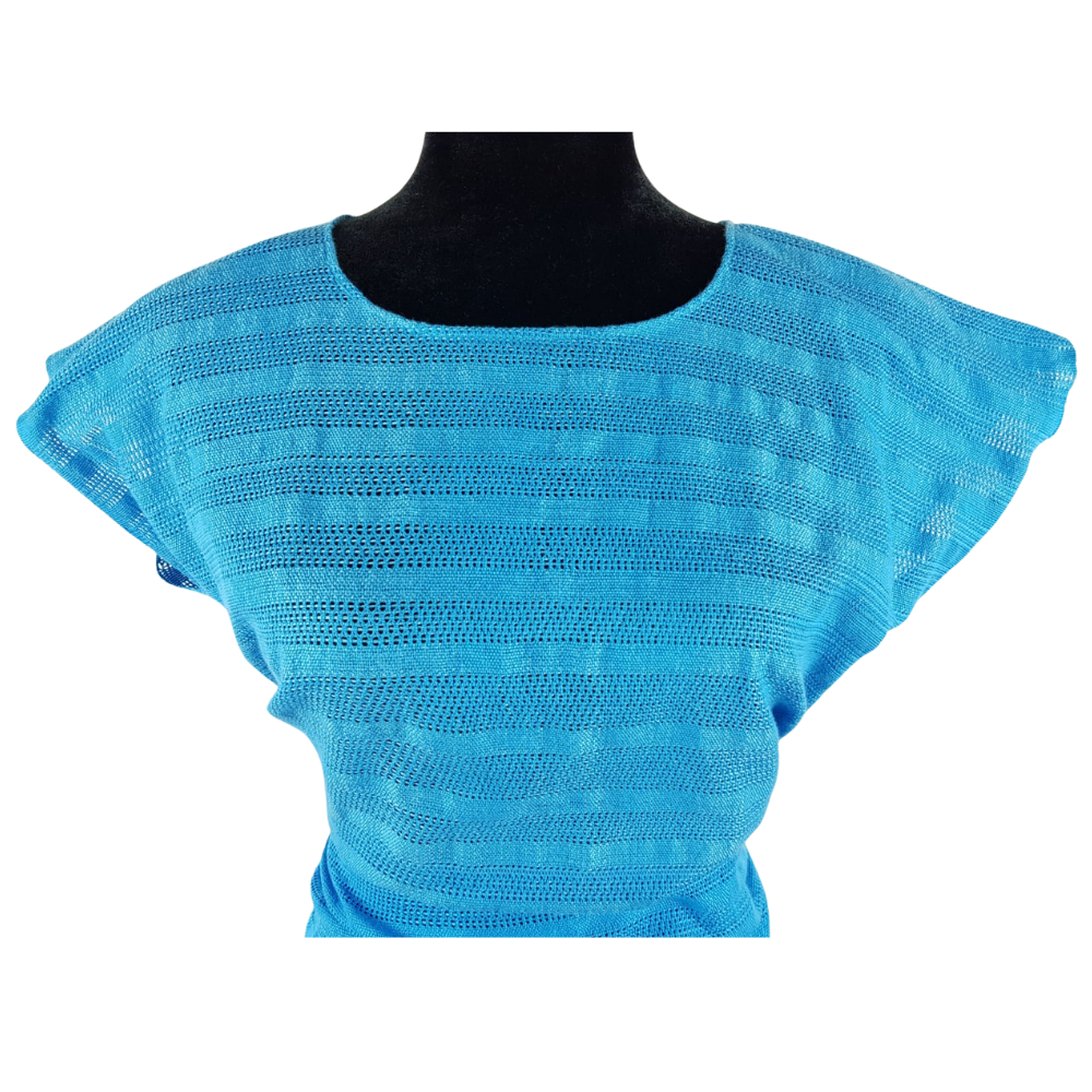 Vestido elaborado en telar de cintura, en Puebla