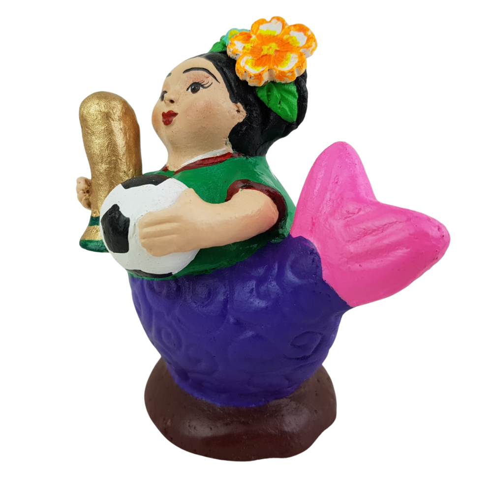 Sirena Futbolista de barro