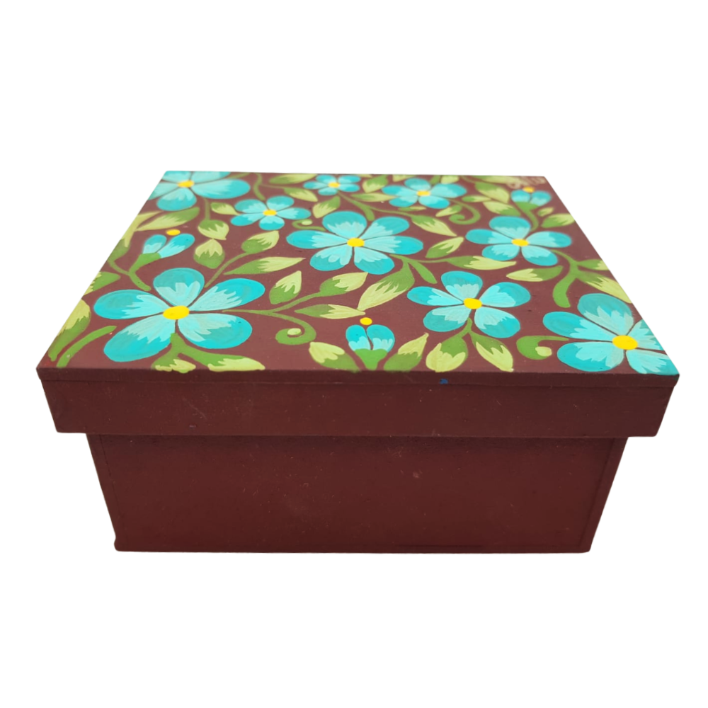 Caja MDF chica, pintada a mano