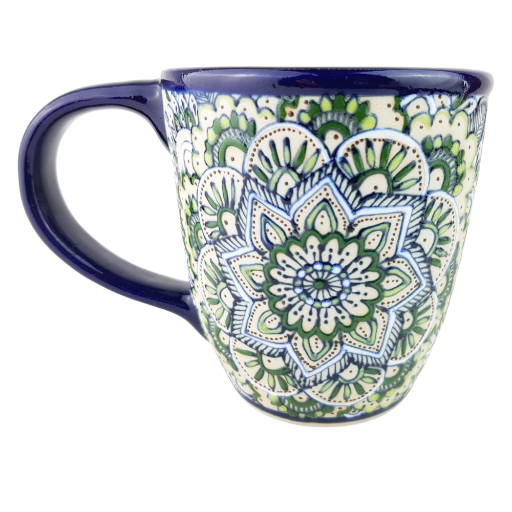 Taza orejona de cerámica de alta temperatura Servín