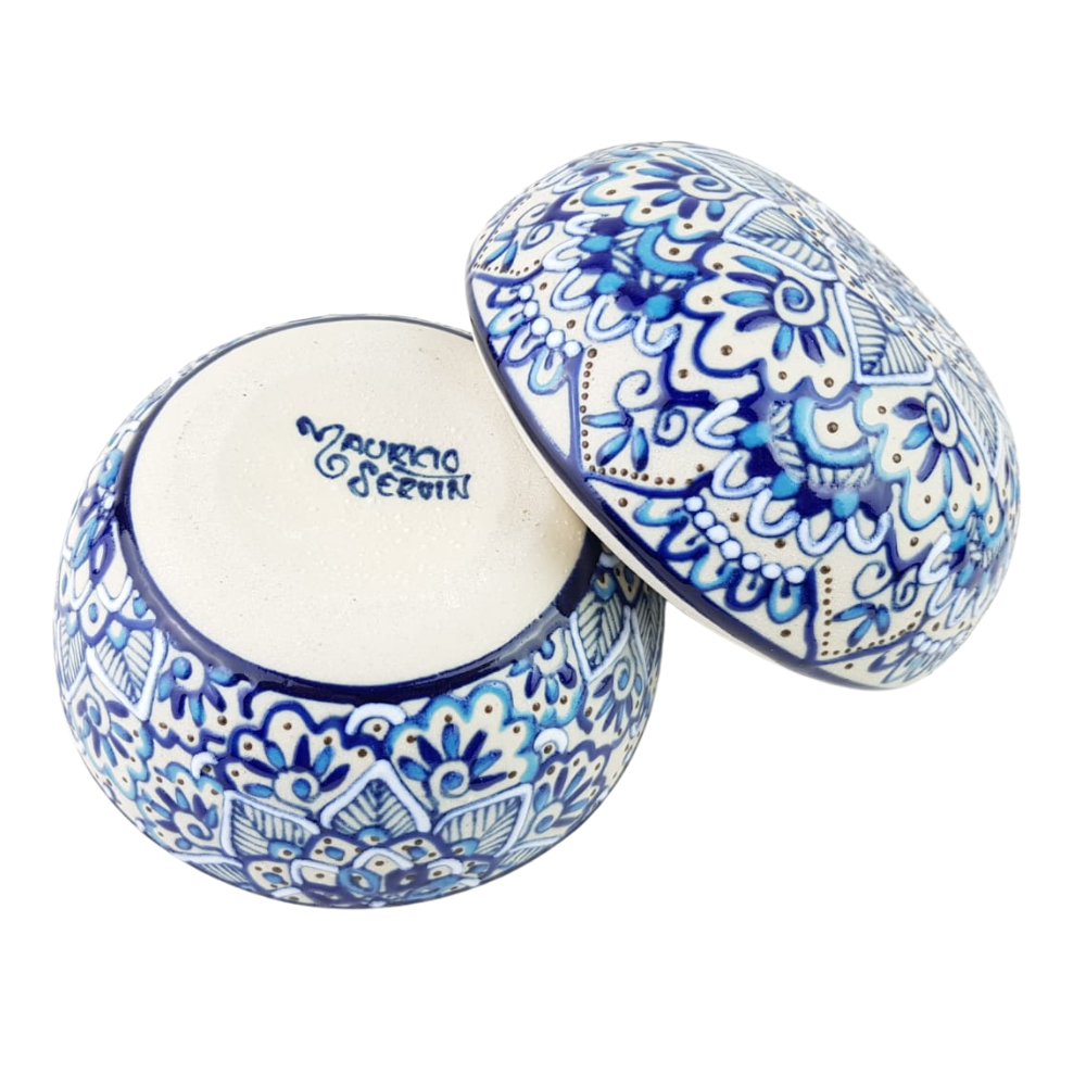 Joyero bola grande de cerámica Servín