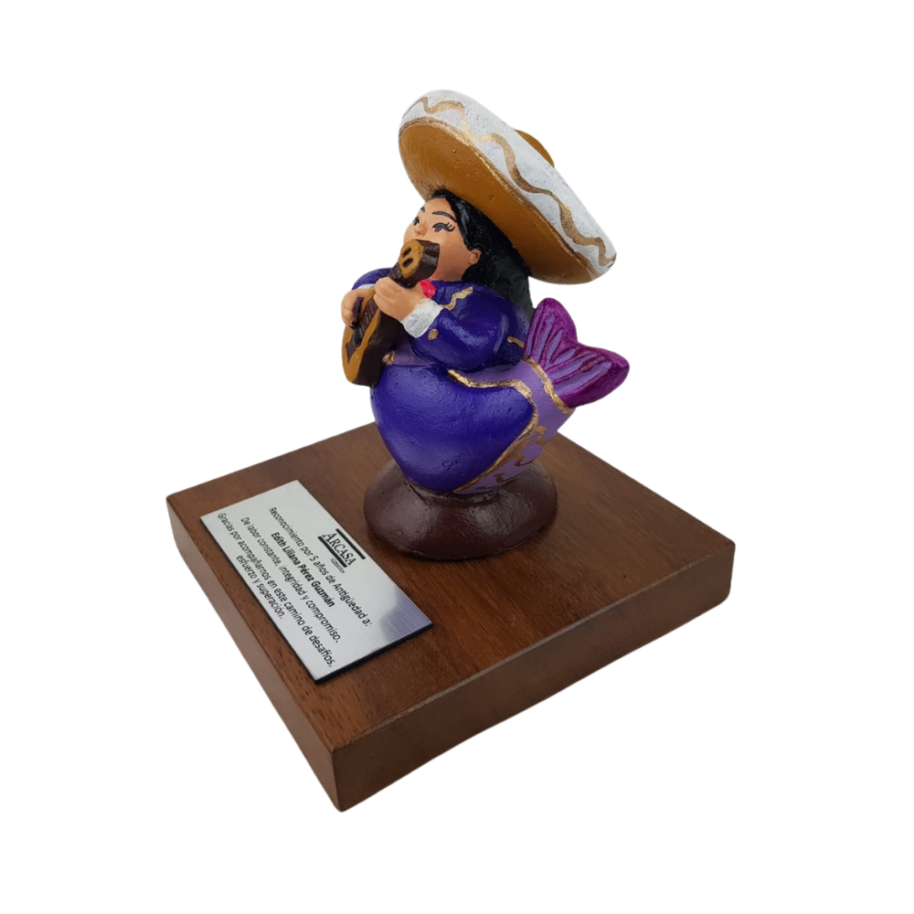 Trofeo Sirena Mariachi Barro | Tradición Mexicana