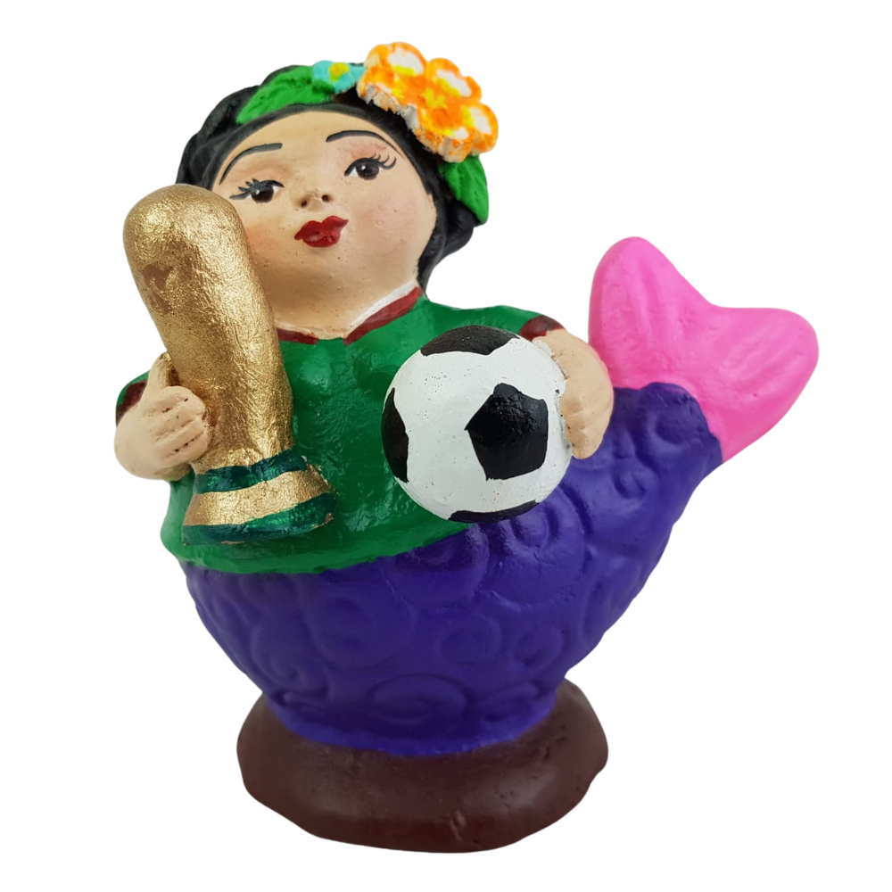 Sirena Futbolista de barro