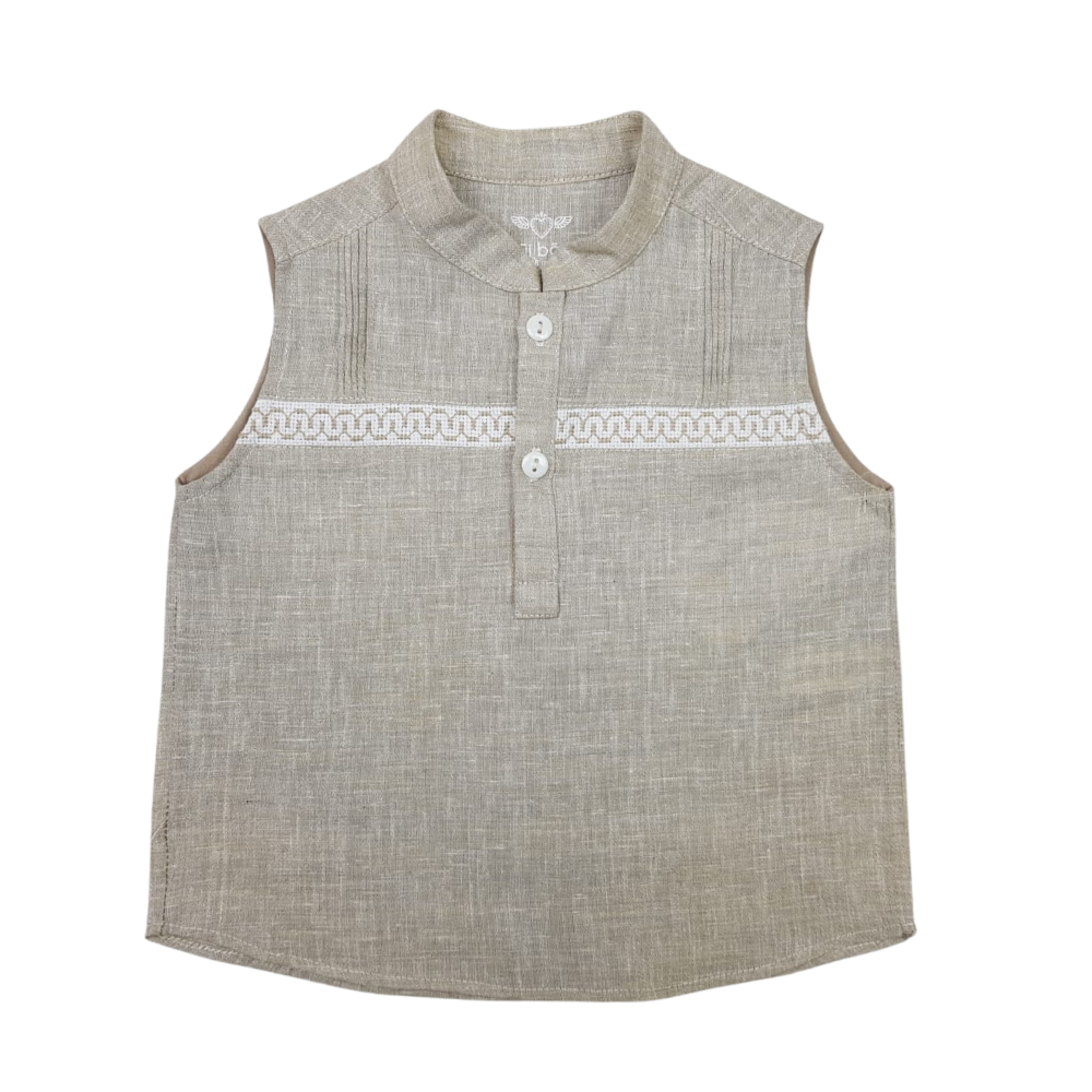 Camisa Guy Muibatsi, bordada a mano