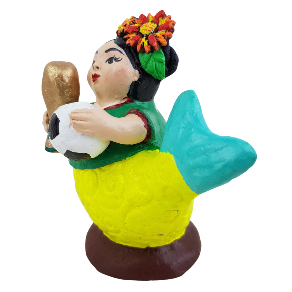 Sirena Futbolista de barro