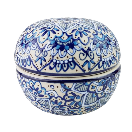 Joyero bola grande de cerámica Servín