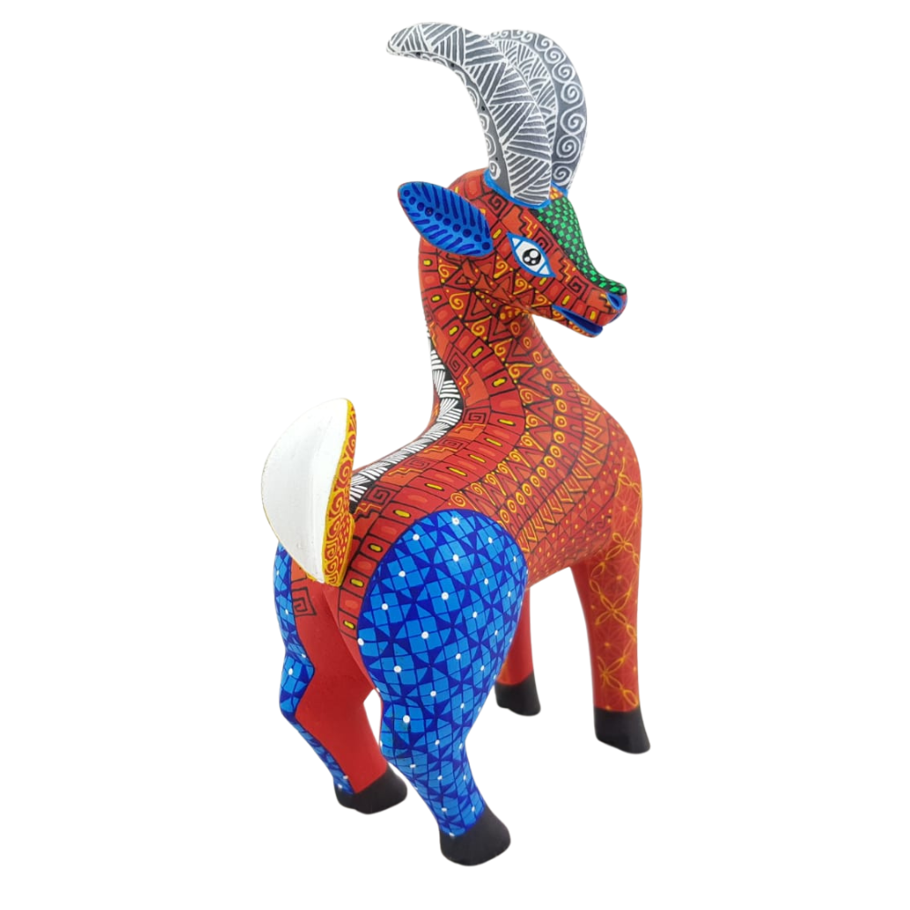 Alebrije Chiva Talla en Madera de Copal Oax. | Arte Mexicano