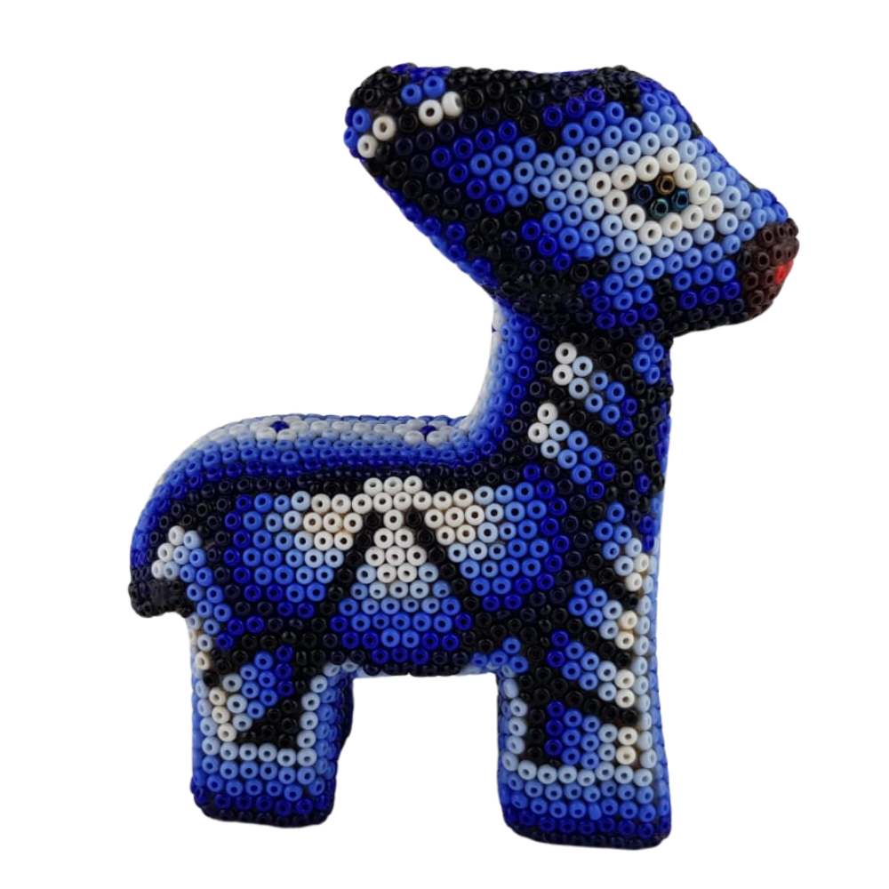 Cervatillo mini decorado con motivos Wixárika