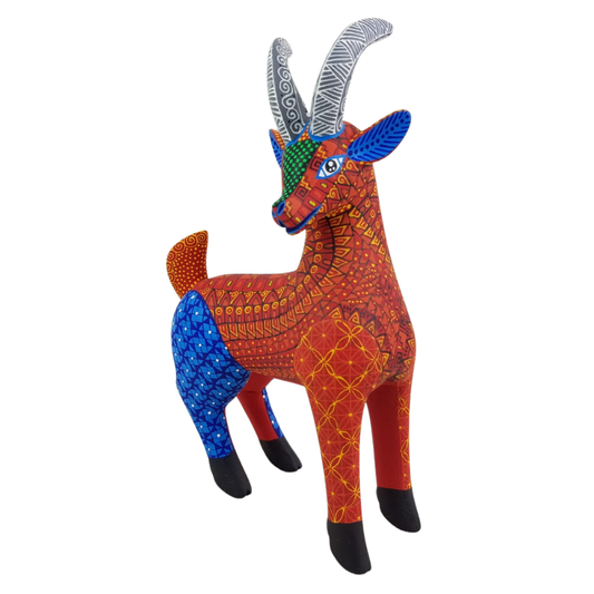 Alebrije Chiva Talla en Madera de Copal Oax. | Arte Mexicano