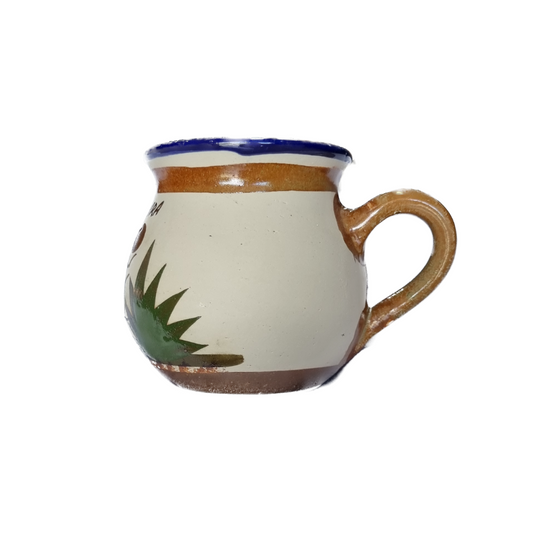 Taza Guadalajara de alta temperatura decorado con motivos mexicanos