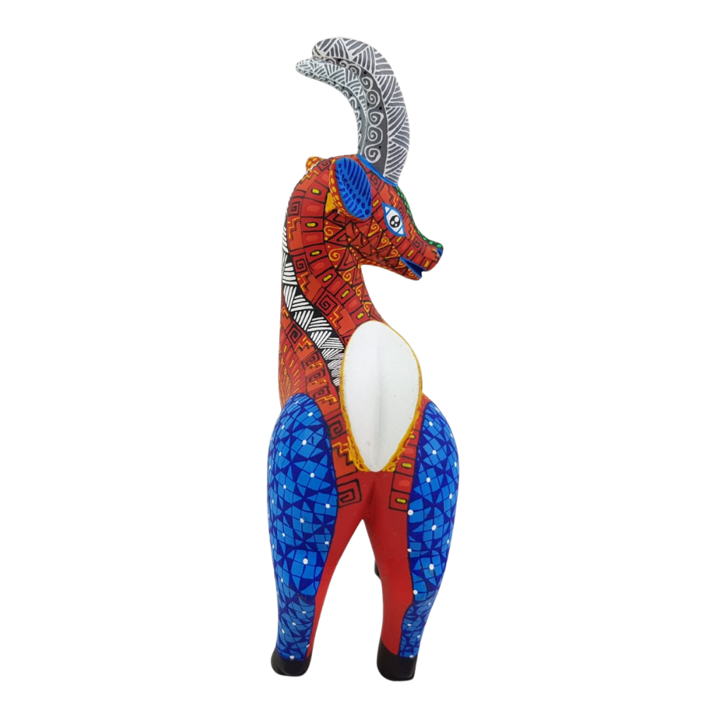 Alebrije Chiva Talla en Madera de Copal Oax. | Arte Mexicano