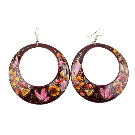 Arracada de cobre laqueado