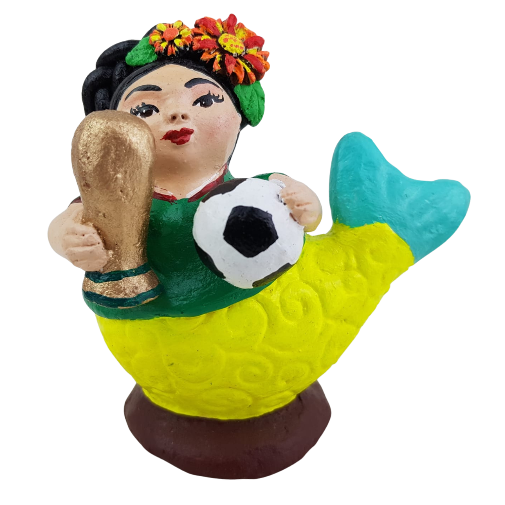 Sirena Futbolista de barro