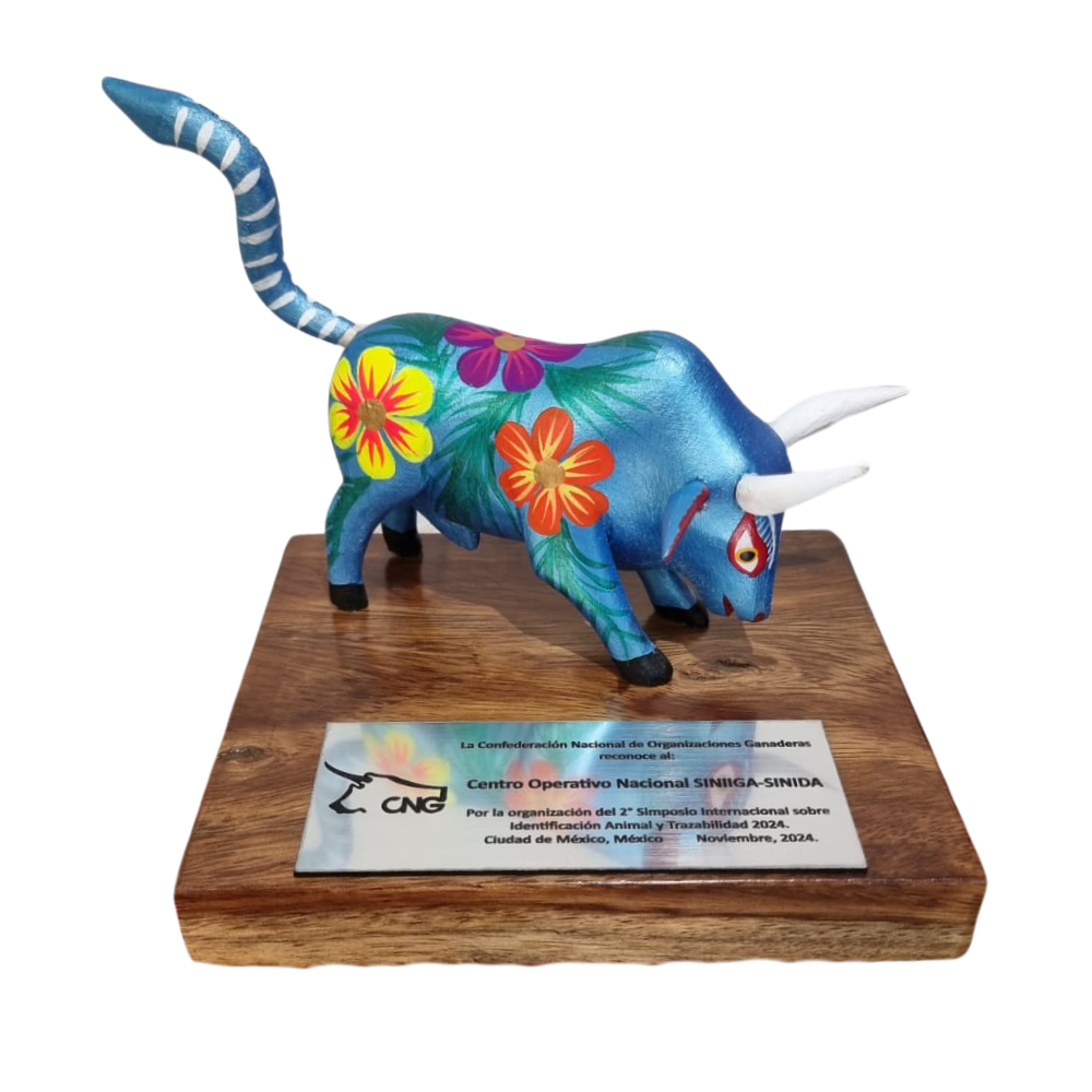 Trofeo Toro Alebrije Talla en Madera Oaxaca | Obra de Autor