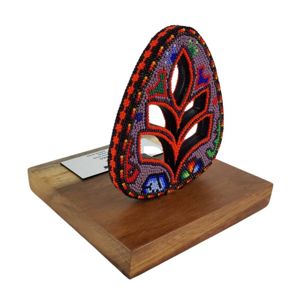 Premio Hoja en Arte Wixárika Chaquira | Pieza de Lujo