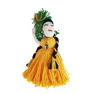 Muñeca Jalieza grande, baile Flor de Piña