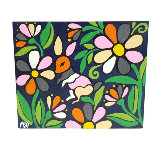 Caja MDF chica, pintada a mano