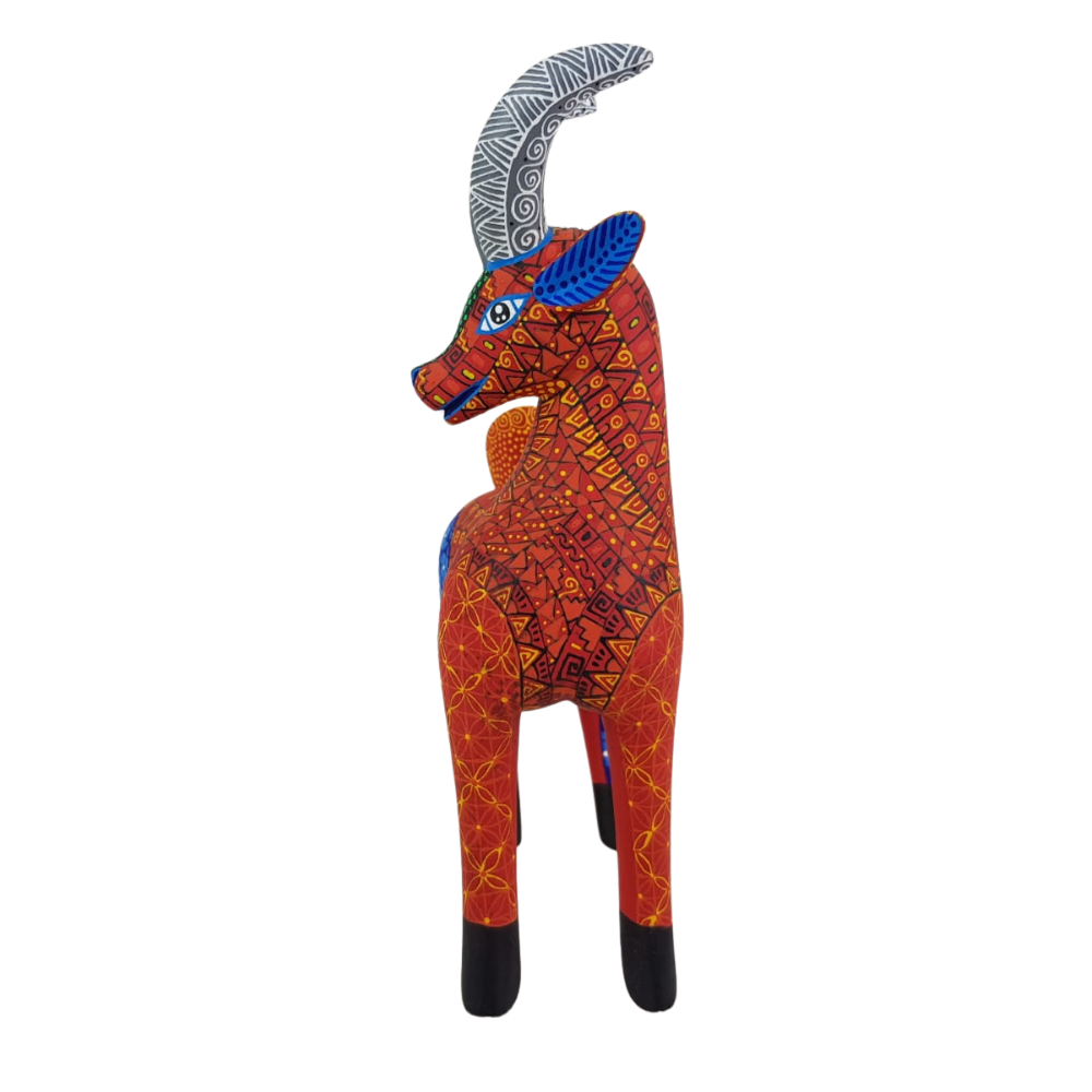 Alebrije Chiva Talla en Madera de Copal Oax. | Arte Mexicano