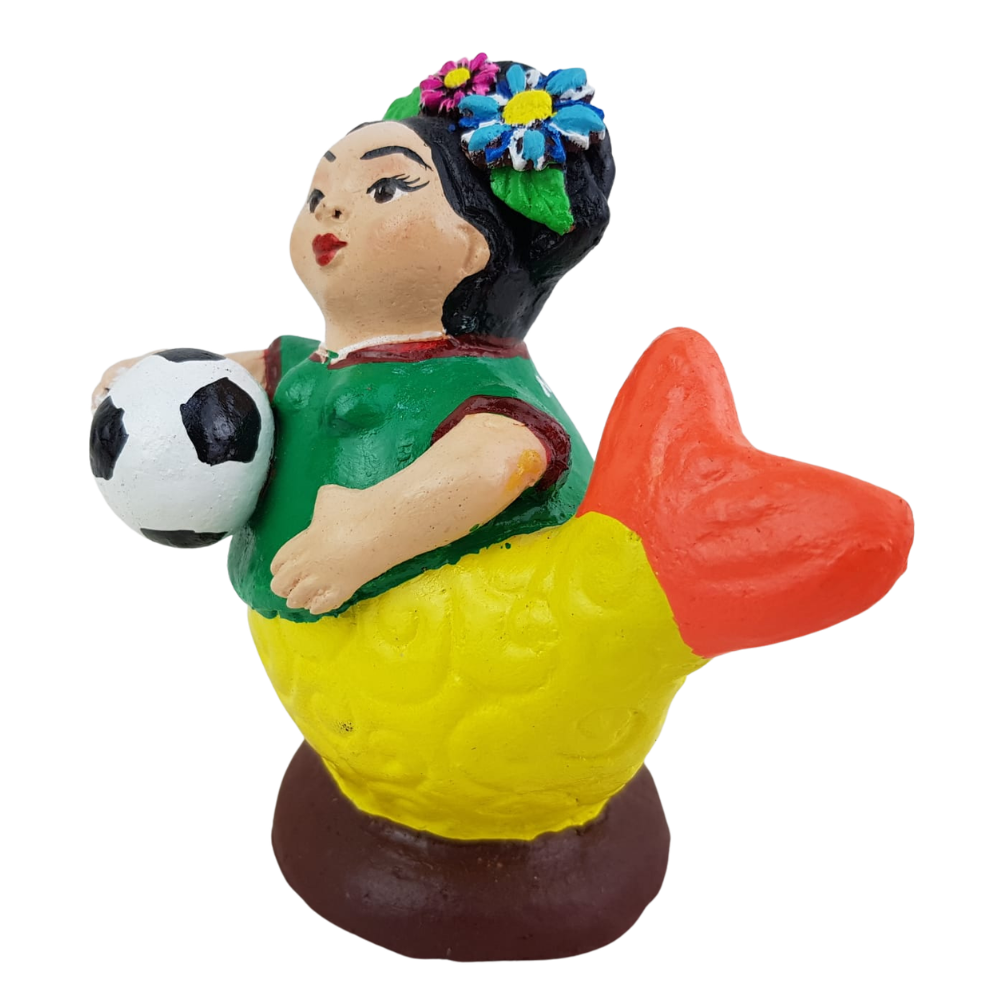 Sirena Futbolista de barro