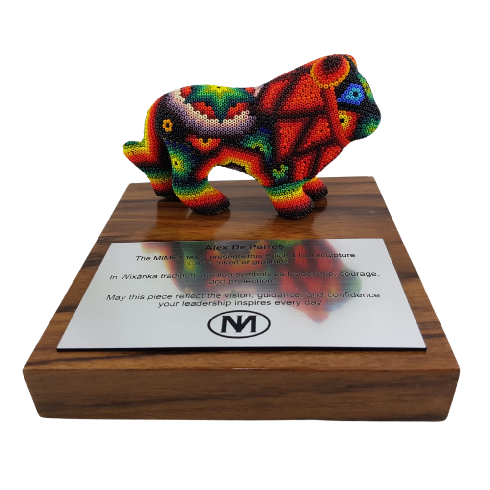 Premio León Arte Wixárika Chaquira Jalisco | Pieza de Lujo