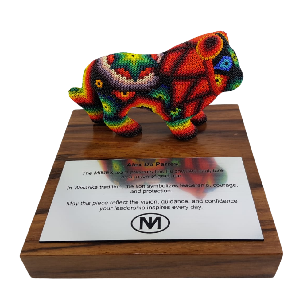 Premio León Arte Wixárika Chaquira Jalisco | Pieza de Lujo